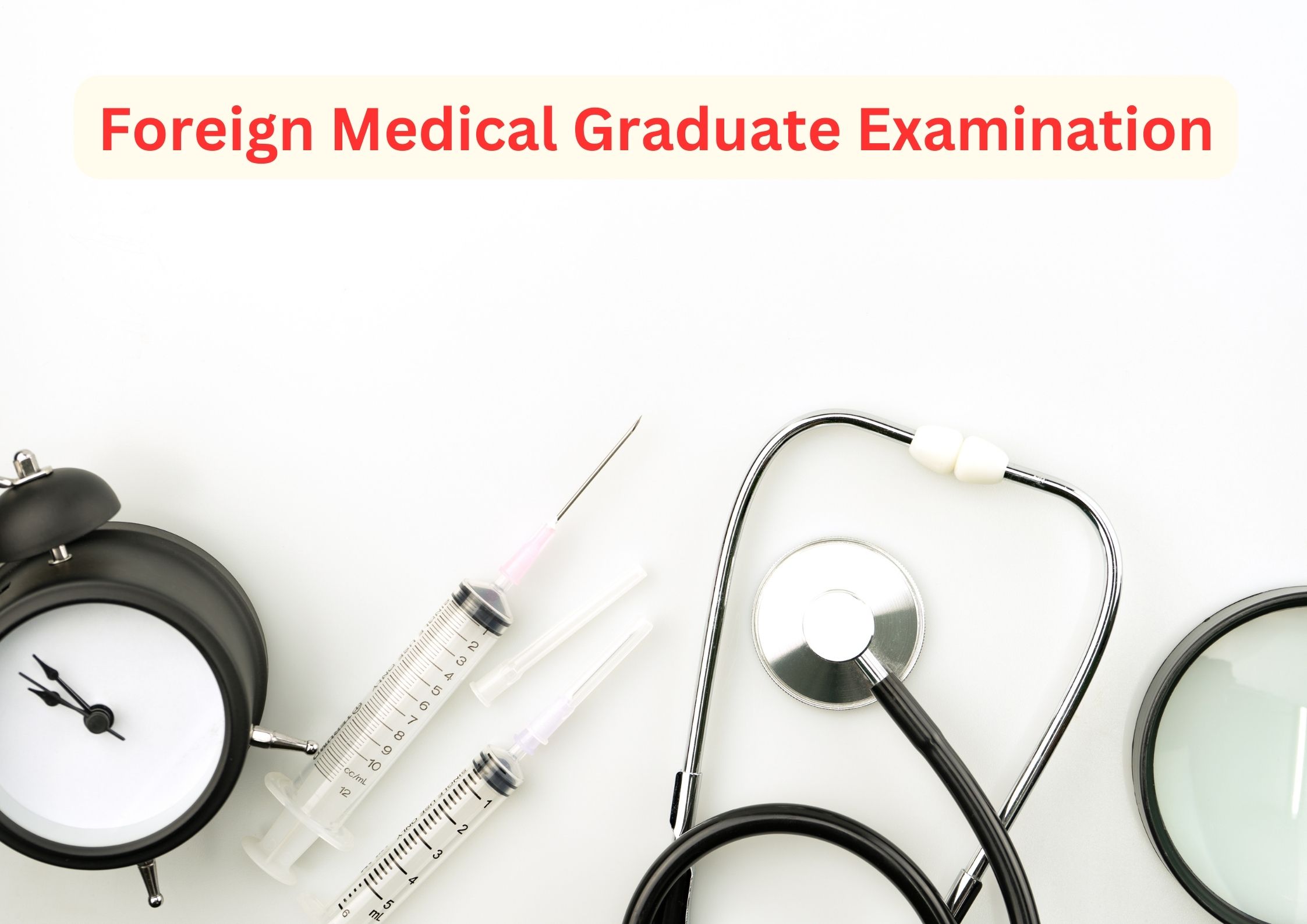 विदेशी चिकित्सा स्नातक परीक्षा, Foreign Medical Graduate Examination